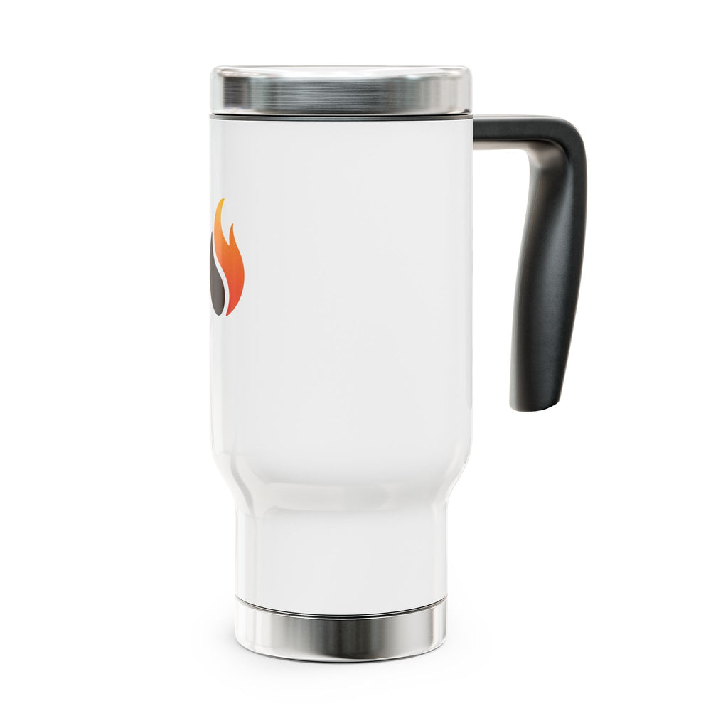 Travel Mug with Handle - Perfect for Coffee Lovers, Eco-Friendly, 14oz Stainless Steel, Great for Travel, Personal Use or Gifting