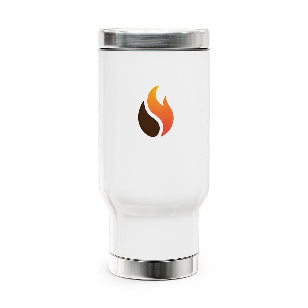 Travel Mug with Handle - Perfect for Coffee Lovers, Eco-Friendly, 14oz Stainless Steel, Great for Travel, Personal Use or Gifting