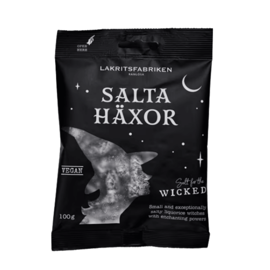 Salty Licorice Witches 100 g (3.53 oz)